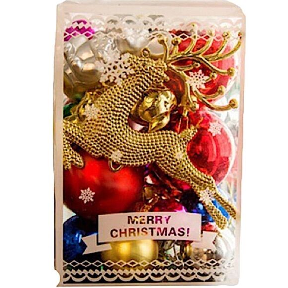 Christmas Ornaments New Holiday Assorted Sizes And Designs Multicolor Festive - Picture 2 of 3